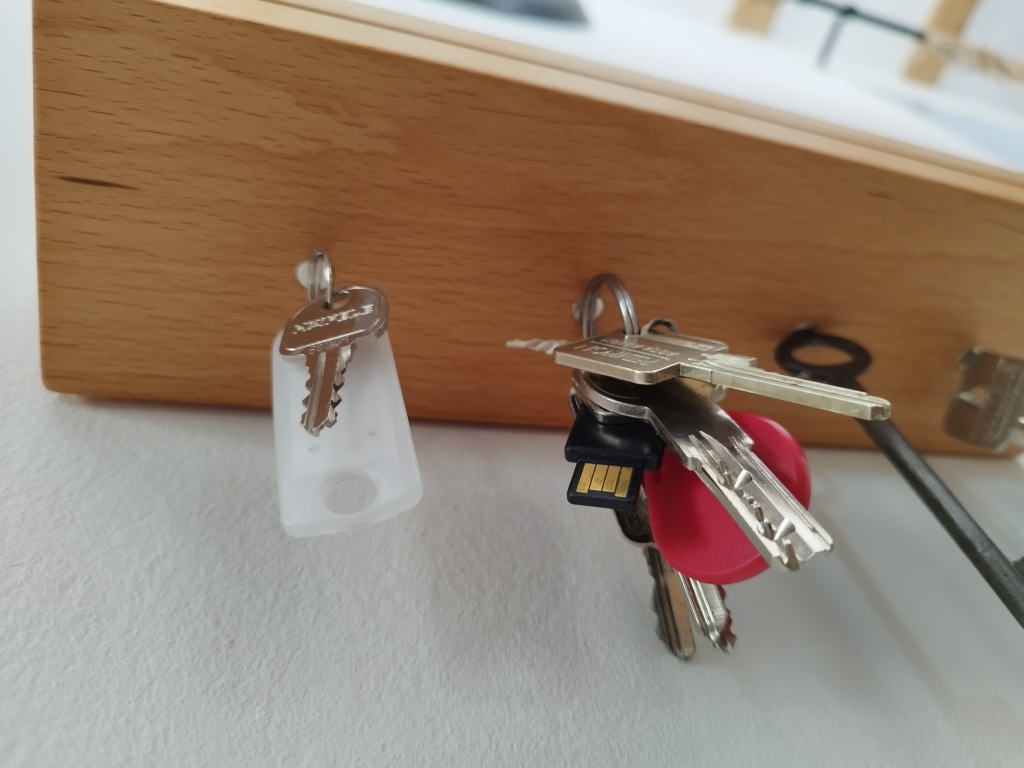 Schlüsselbrett Rita aus Buche Massivholz